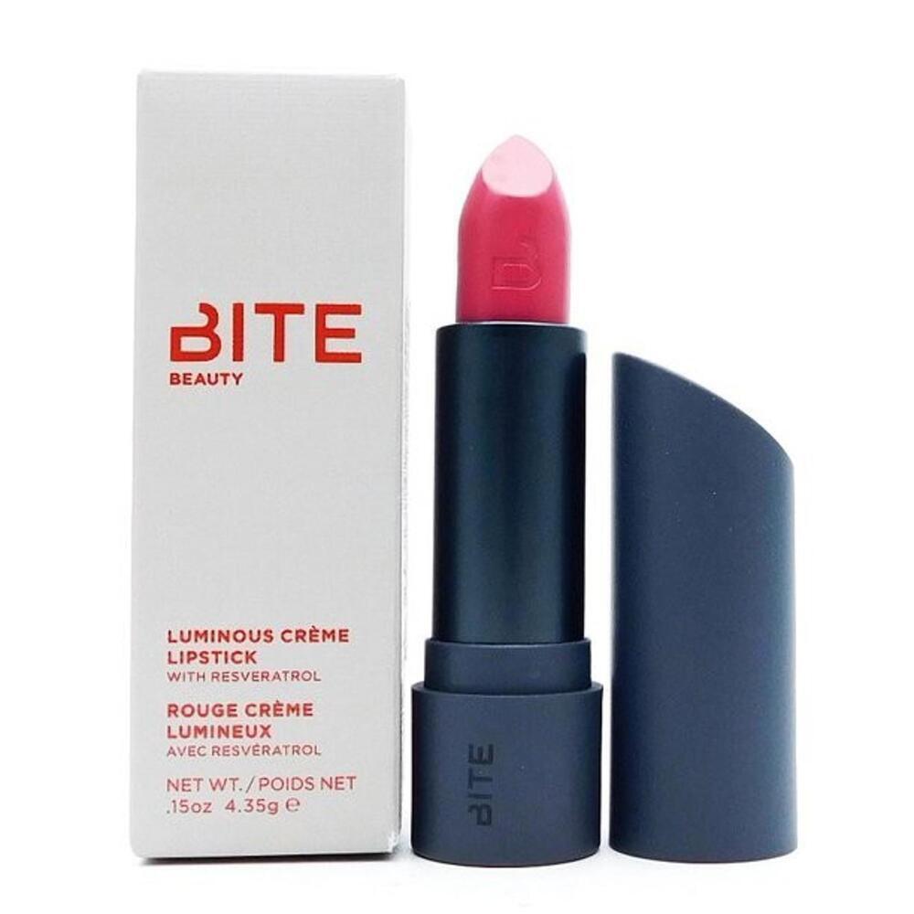 BITE BEAUTY LUMINOUS CREME LIPSTICK "VIGNE" FUCHSIA NEW - Picture 6 of 7